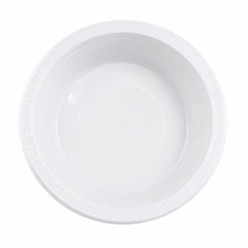 "NB" Soup Plate 25 pcs - صحن شوربة وسط أبيض