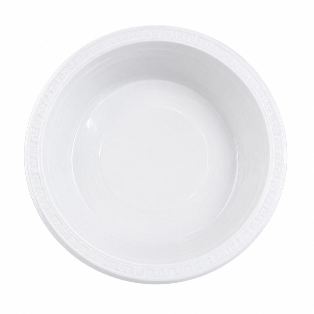"NB" Soup Plate 25 pcs - صحن شوربة وسط أبيض