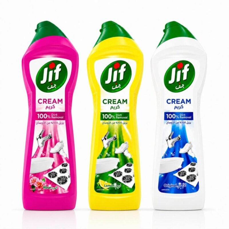 "Jif" Cream 100% Dirt Removal 500/750 ml - جف كريم يزيل الأوساخ