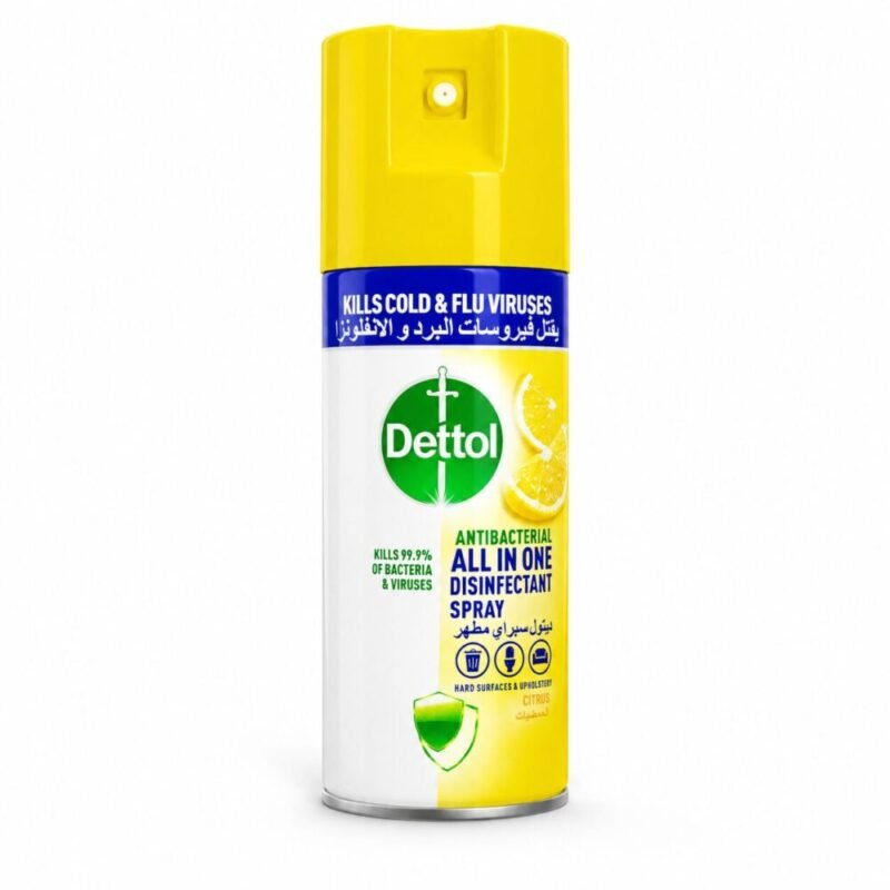 "Dettol" Antibacterial Disinfectant Spray Kills Cold and Flu Viruses 170 ml - ديتول سبراي مطهّر