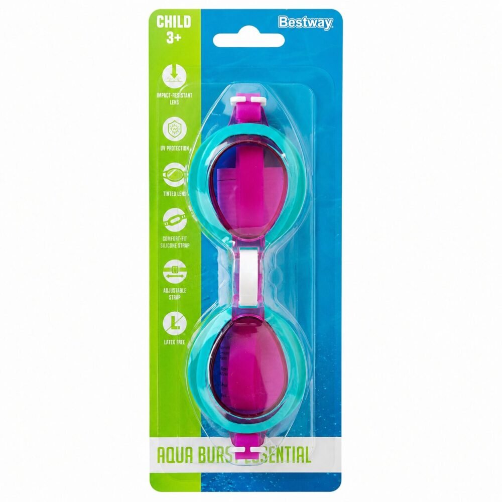 "Bestway" Kids' Swim Goggles +3 - نظارات سباحة للأطفال