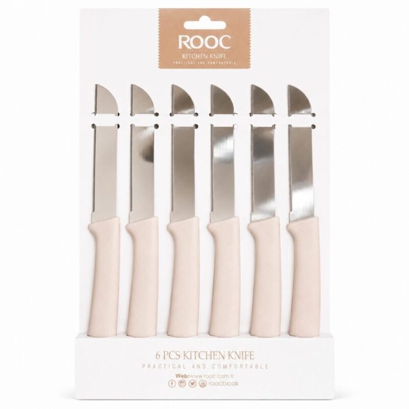 "ROOC" 6pcs Kitchen Knife 19.5cm - طقم سكاكين
