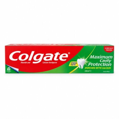 "Colgate" Maximum Cavity Protection 100 ml - كولجيت حماية من التسوس غني بالكالسيوم ونعناع أكثر