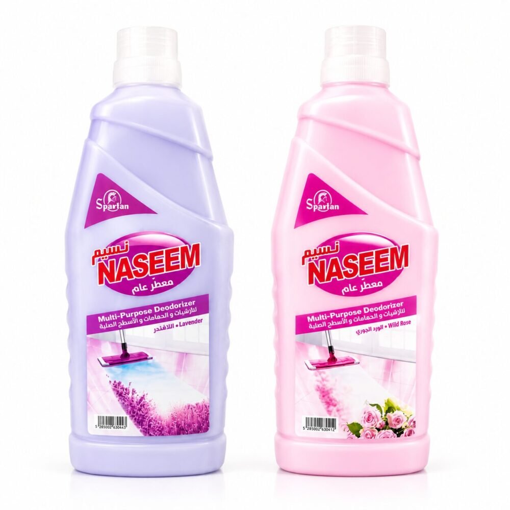 "Spartan NASEEM" Multi-Purpose Deodorizer 2L - معطّر للأرضيات والحمامات والأسطح الصلبة