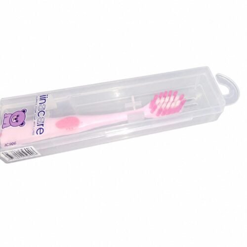 "Jinacare" Travel Toothbrush Soft With Protective Case For Kids - فرشاة أسنان للأطفال مع علبة واقية