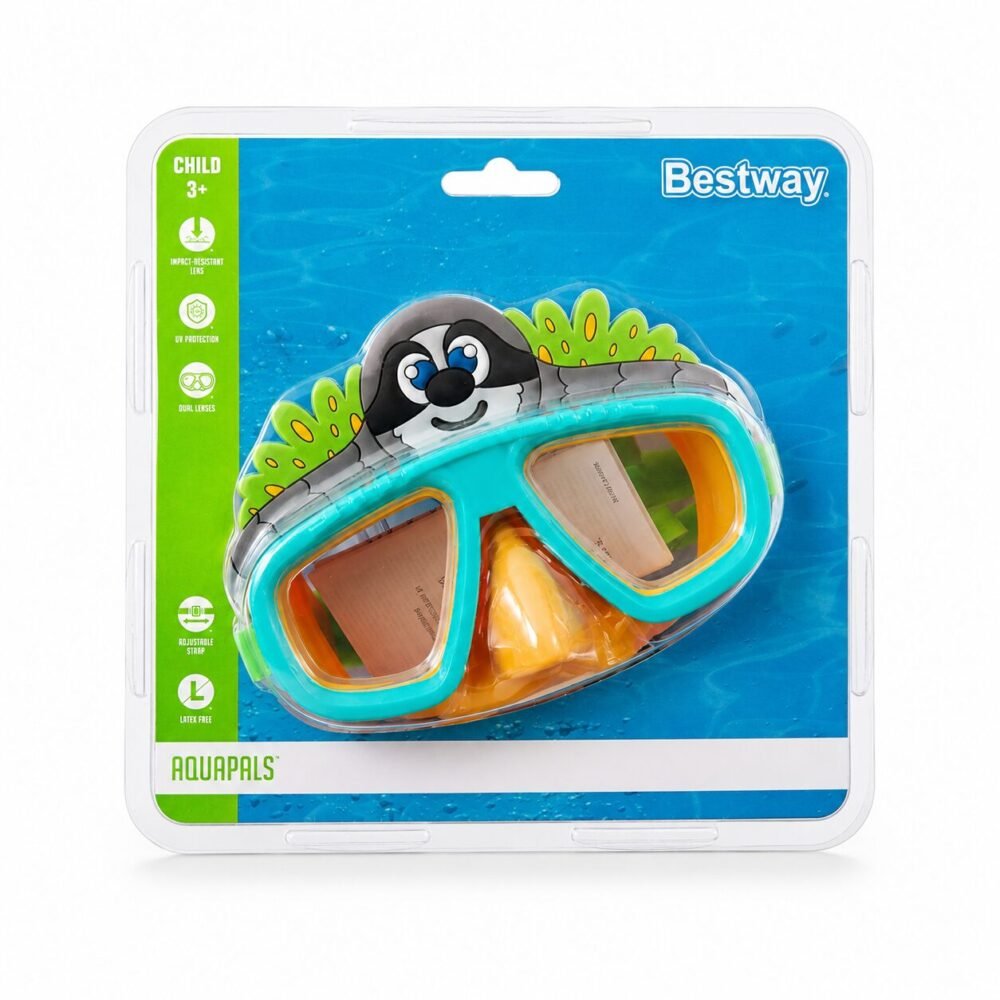 "Bestway" Kids' Swim Goggles +3 - نظارات سباحة للأطفال