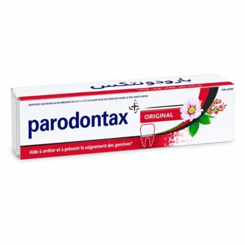 "Parodontax" Original 75ml - معجون أسنان ببيكربونات الصوديوم والفلورايد لصحة اللثة وقوة الأسنان ,يساعد على وقف نزيف اللثة