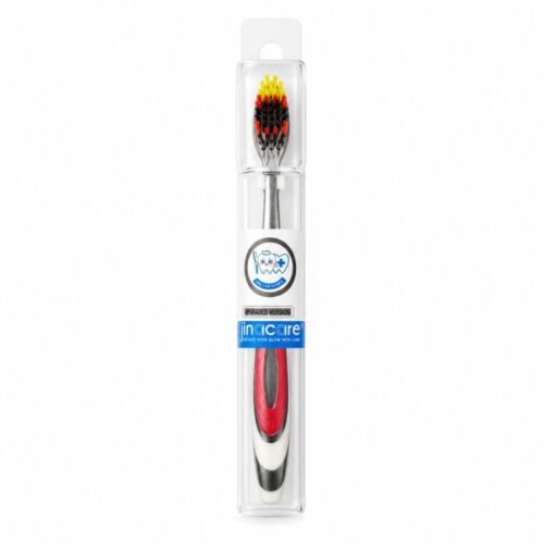 "Jinacare" Travel Toothbrush Extremely Soft With Protective Case - فرشاة أسنان مع علبة واقية