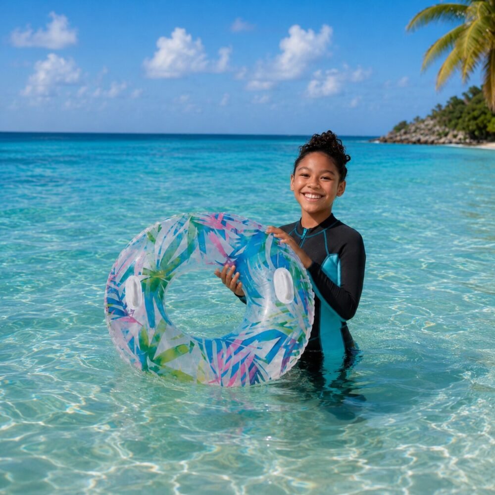 "Intex" Inflatable Swim Ring 97 cm - عوامة سباحة دائرية قابلة للنفخ