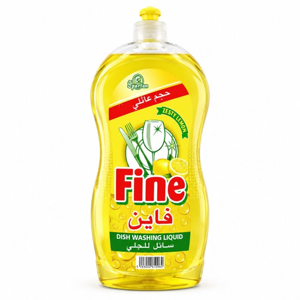 "Spartan Fine" Dish Washing Liquid 1300 g - فاين سائل للجلي