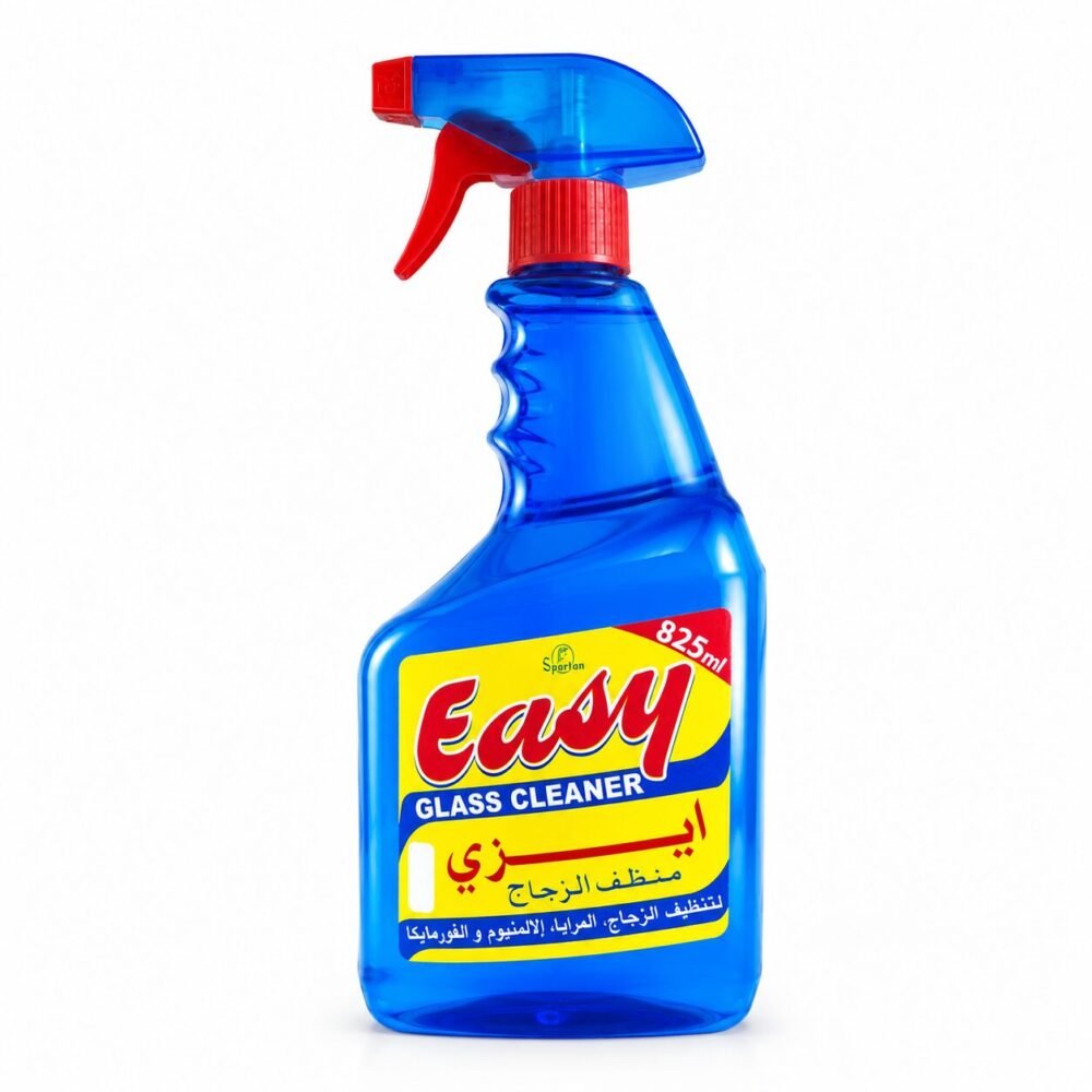 "Spartan Easy" Glass Cleaner 825 ml /4 L - إيزي منظف الزجاج ,المرايا ,الألمنيوم والفورمايكا