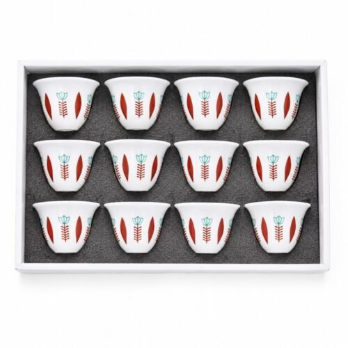 "Phoenix" Coffee Cup Set - طقم فناجين قهوة شفه