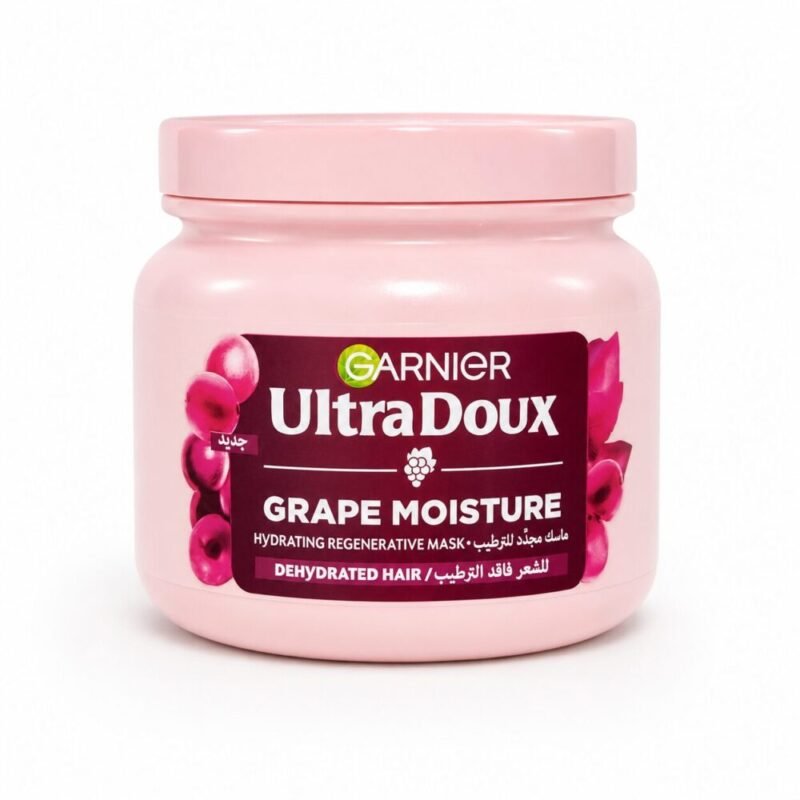 "GARNIER Ultra Doux" Hydrating Regenrative Mask Grape Moisture 340 ml - ماسك مجدّد للترطيب