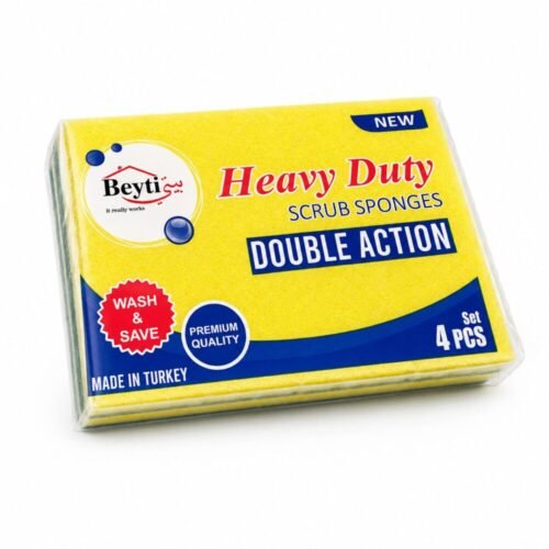 "Heavy Duty" Cleaning Sponge 4pcs - إسفنج تنظيف