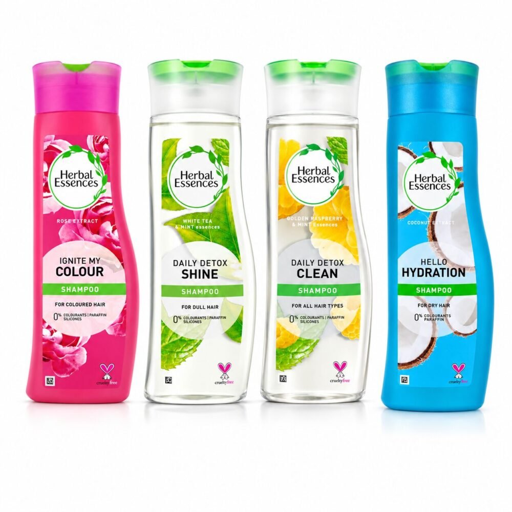 "Herbal Essences" Shampoo 0% Colourants Paraffin 400 ml - شامبو