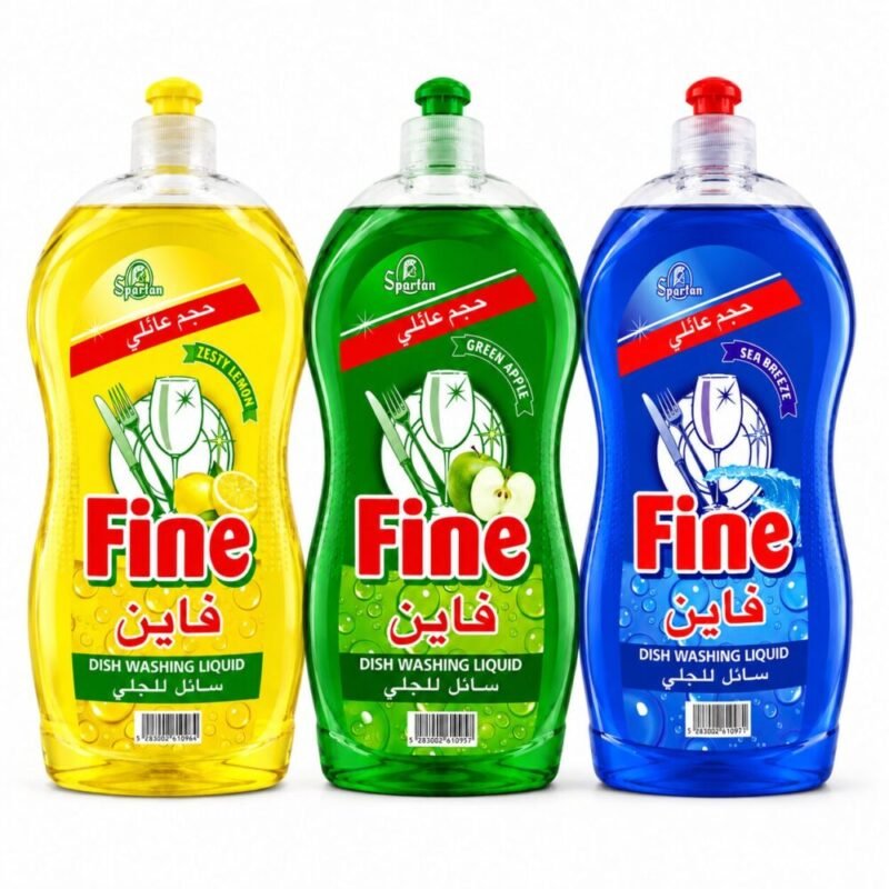 "Spartan Fine" Dish Washing Liquid 1300 g - فاين سائل للجلي