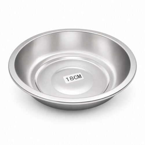 Stainless Steel Plate 18/20/22/24/26 cm - صحون ستانلس ستيل