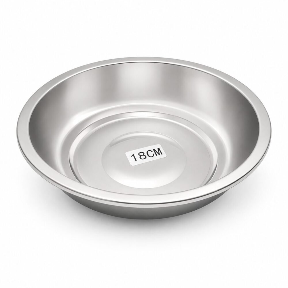 Stainless Steel Plate 18/20/22/24/26 cm - صحون ستانلس ستيل