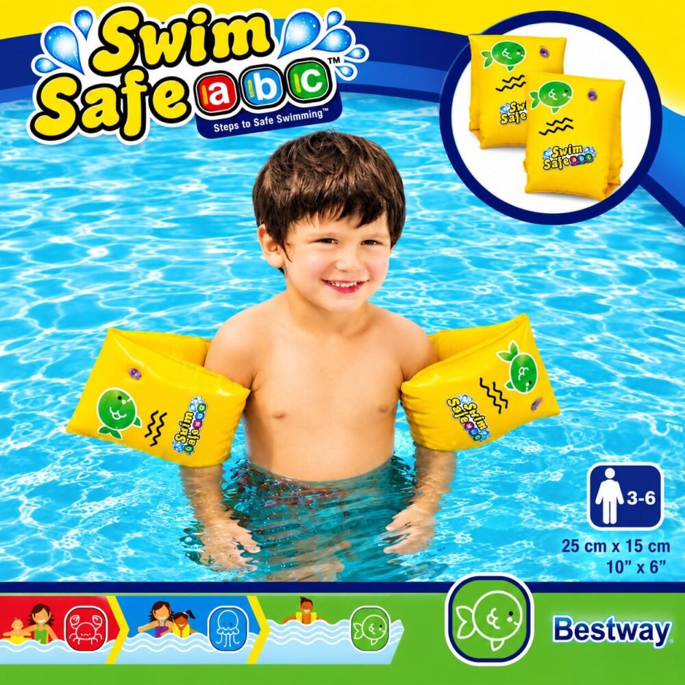 "Swim Safe" Inflatable Arm Bands 25*15 cm - عوامات الذراعين للأطفال