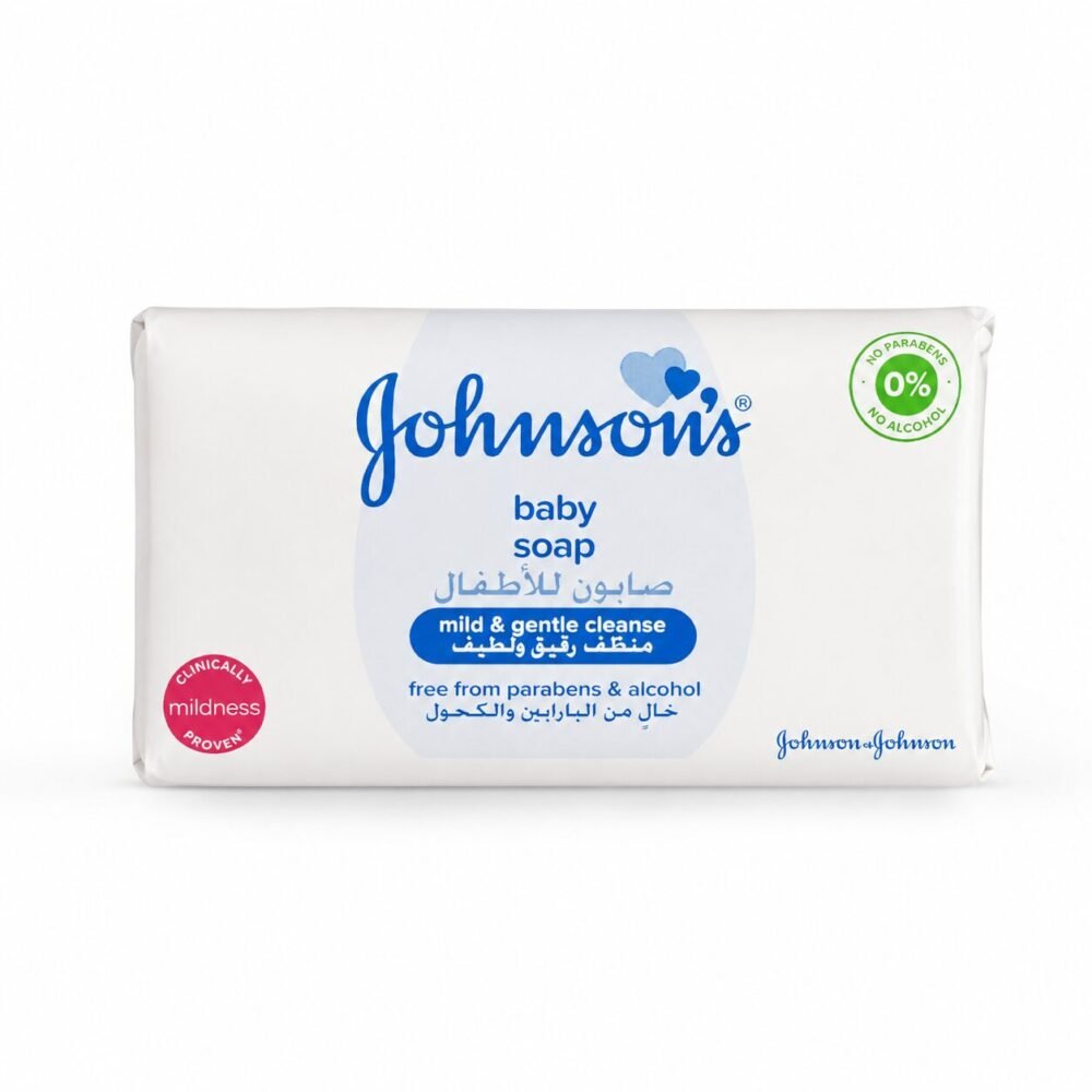 "Johnson's" Baby Soap 125 g - جونسون صابون للأطفال منظّف رقيق ولطيف
