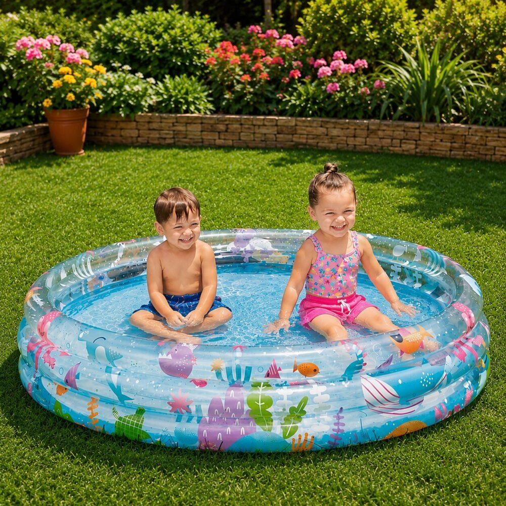 "Bestway" Inflatable Kids Pool 1.52m*30cm -  مسبح أطفال قابل للنفخ