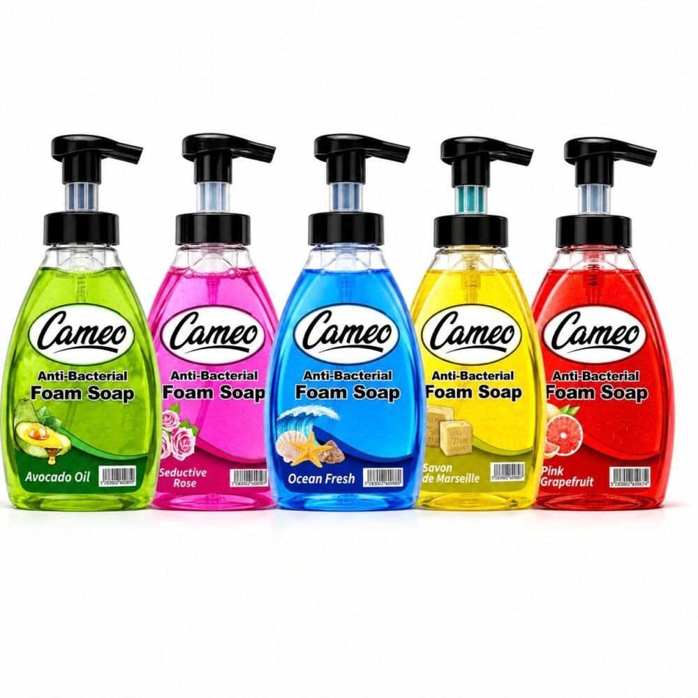 file_000000005fbc81f48eff269d0813f2ee "Cameo" FOAM Soap Antibacterial 500 ml - صابون سائل لليدين مع رغوة فورية