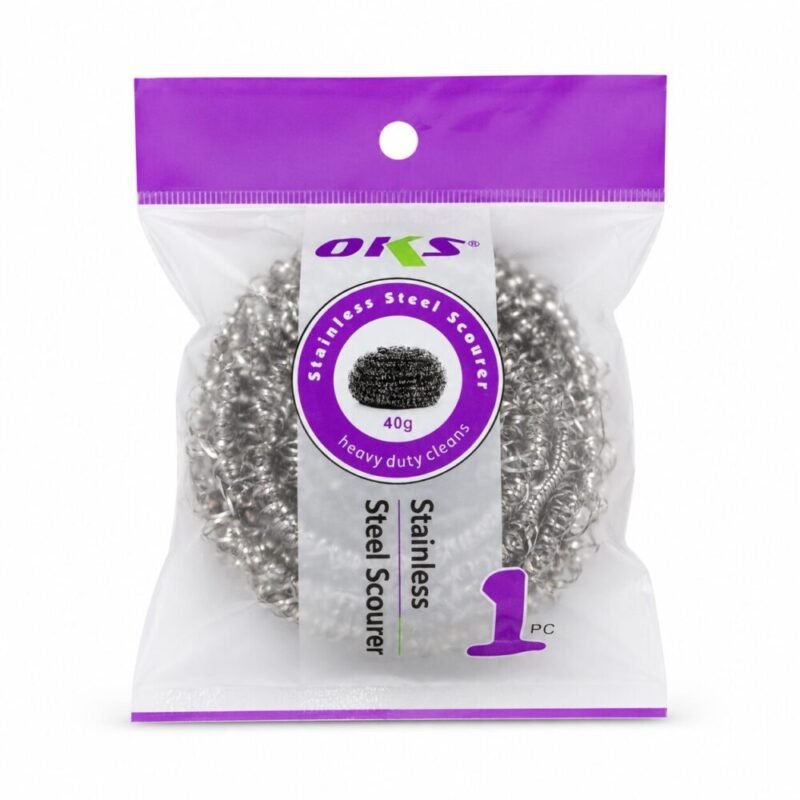 "OKS" Steel Wool 40g - سيف معدني لتنظيف الأواني المنزلية