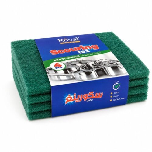 "Royal Home" Multi-Usage Scouring Pads 4pcs - ليفة جلي متعددة الإستخدامات