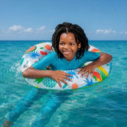 "Bestway" Inflatable Swim Ring 61 cm - عوامة سباحة دائرية قابلة للنفخ