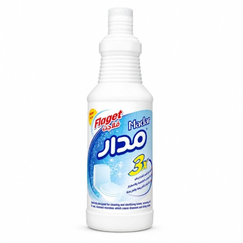 "Madar" Flaget 3X Toilet Cleaner 800 ml - مدار منظف ,مزيل الرواسب الكلسيه ومعقم المراحيض
