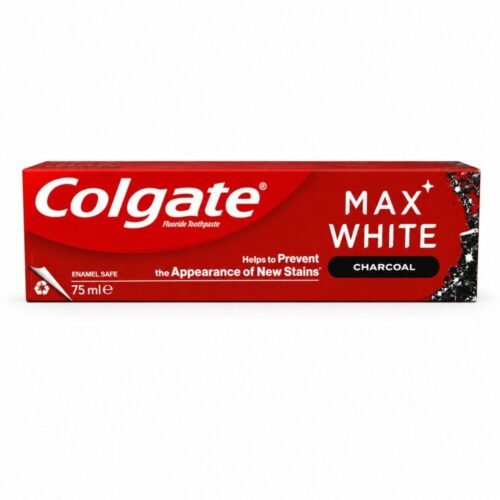 "Colgate" Max White with Charcoal 75ml - كولجيت أقصى بياض مع الفحم يساعد على منع ظهور بقع جديدة