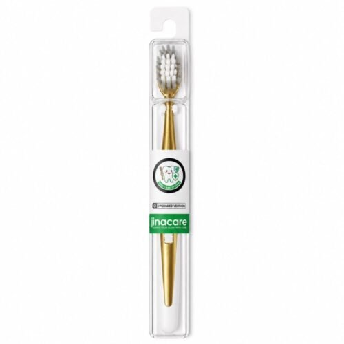 "Jinacare" Travel Toothbrush Extremely Soft With Protective Case - فرشاة أسنان مع علبة واقية