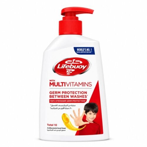 "Lifebuoy" Antibacterial Hand Wash With Multi Vitamins 200 ml -  غسول اليدين المضاد للبكتيريا