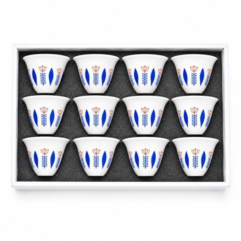 "Phoenix" Coffee Cup Set - طقم فناجين قهوة شفه