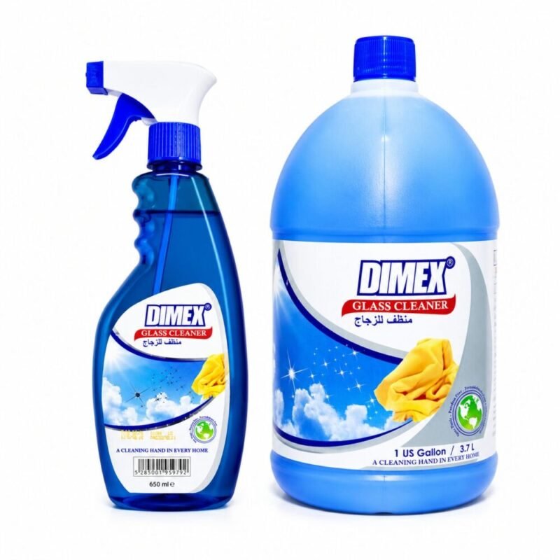 "DIMEX" Glass Cleaner 650ml / 3.7L - منظف الزجاج