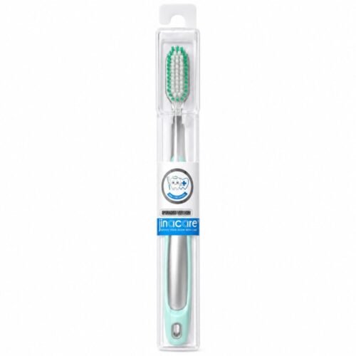"Jinacare" Travel Toothbrush Extremely Soft With Protective Case - فرشاة أسنان مع علبة واقية