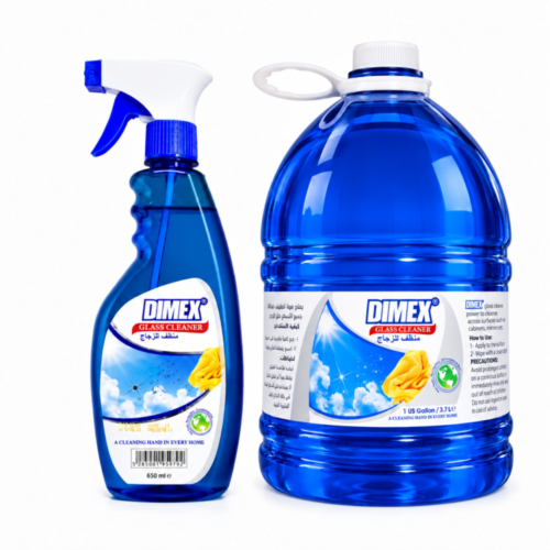 "DIMEX" Glass Cleaner 650ml / 3.7L - منظف الزجاج