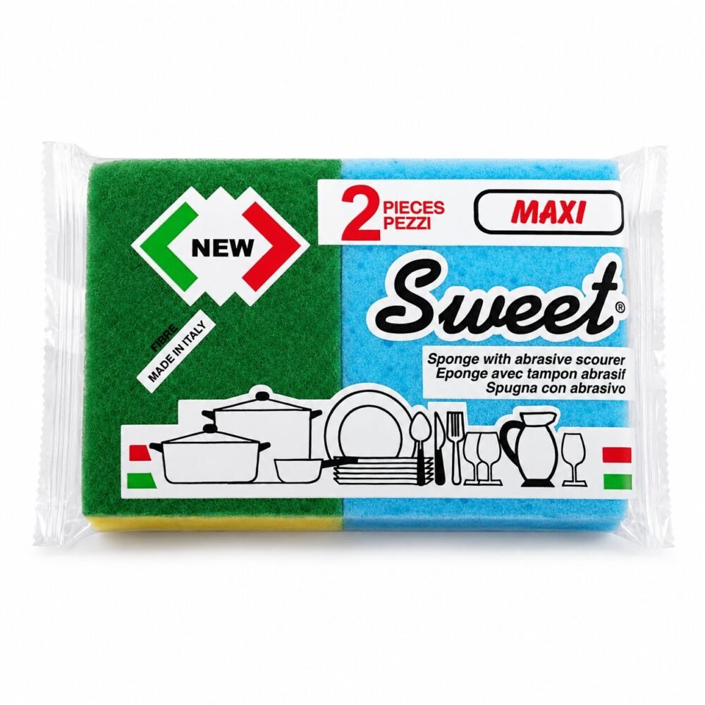 "Sweet" Cleaning Sponge Maxi 2pcs - إسفنج تنظيف