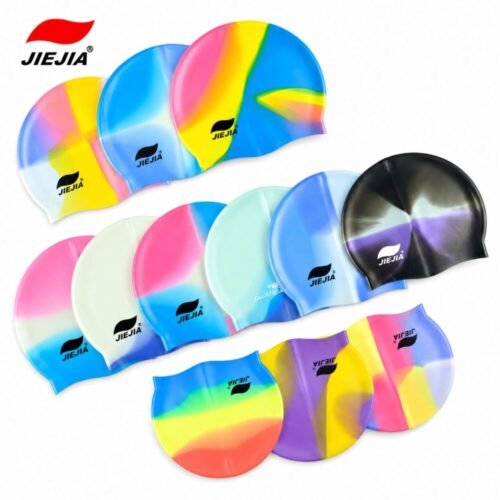 "JIEJIA" Silicone Swim Cap - قبعة سباحة سيليكون