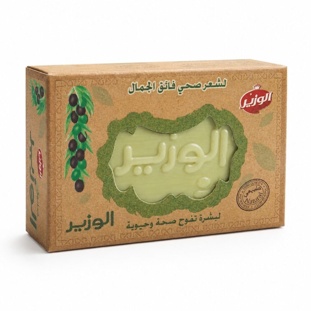 "الوزير" Natural Soap 150 g - صابون الوزير لبشرة نضرة ولشعر صحي فائق الجمال