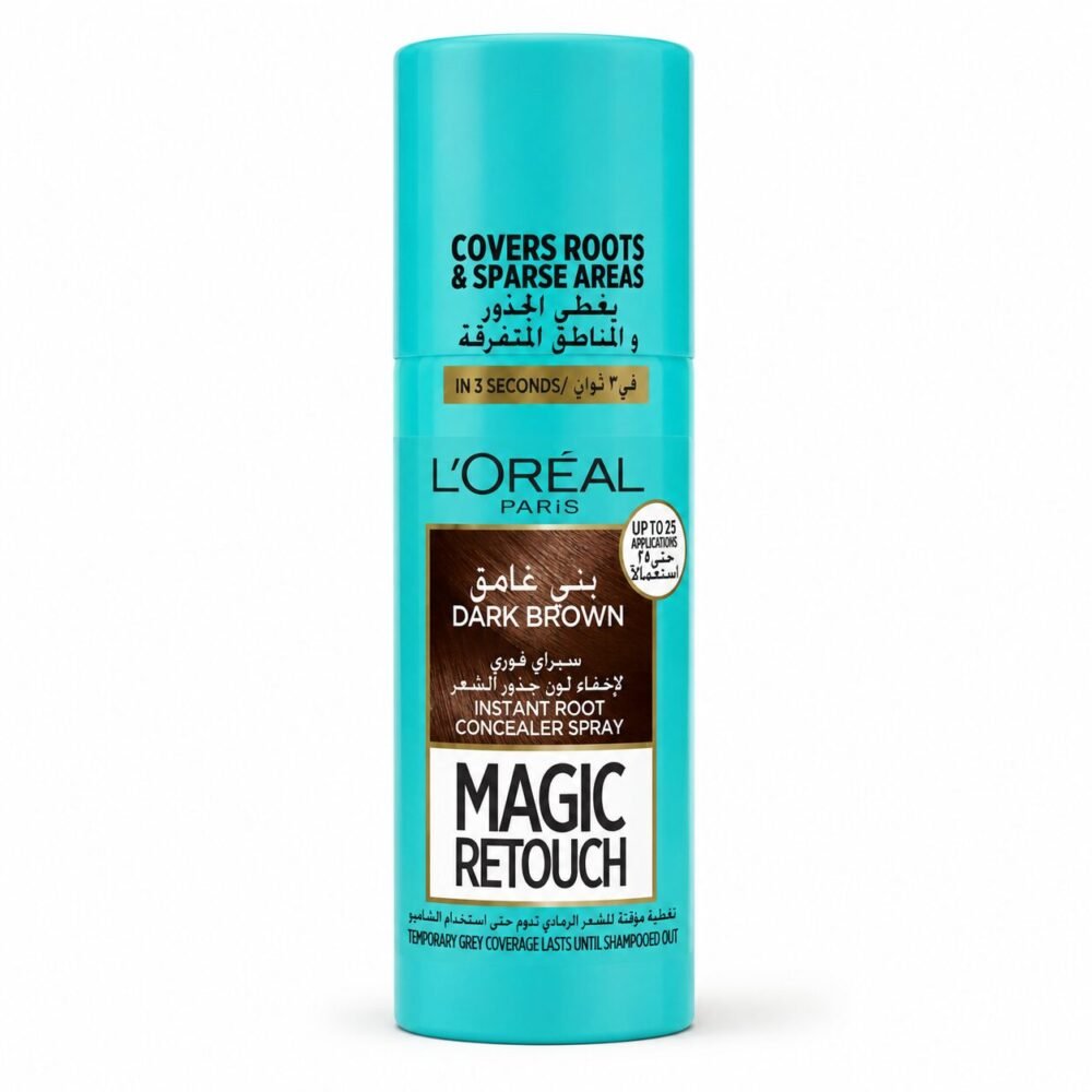 "L'OREAL" Magic Retouch Covers Roots and Sparse Areas 75 ml - سبراي فوري لإخفاء لون جذور الشعر