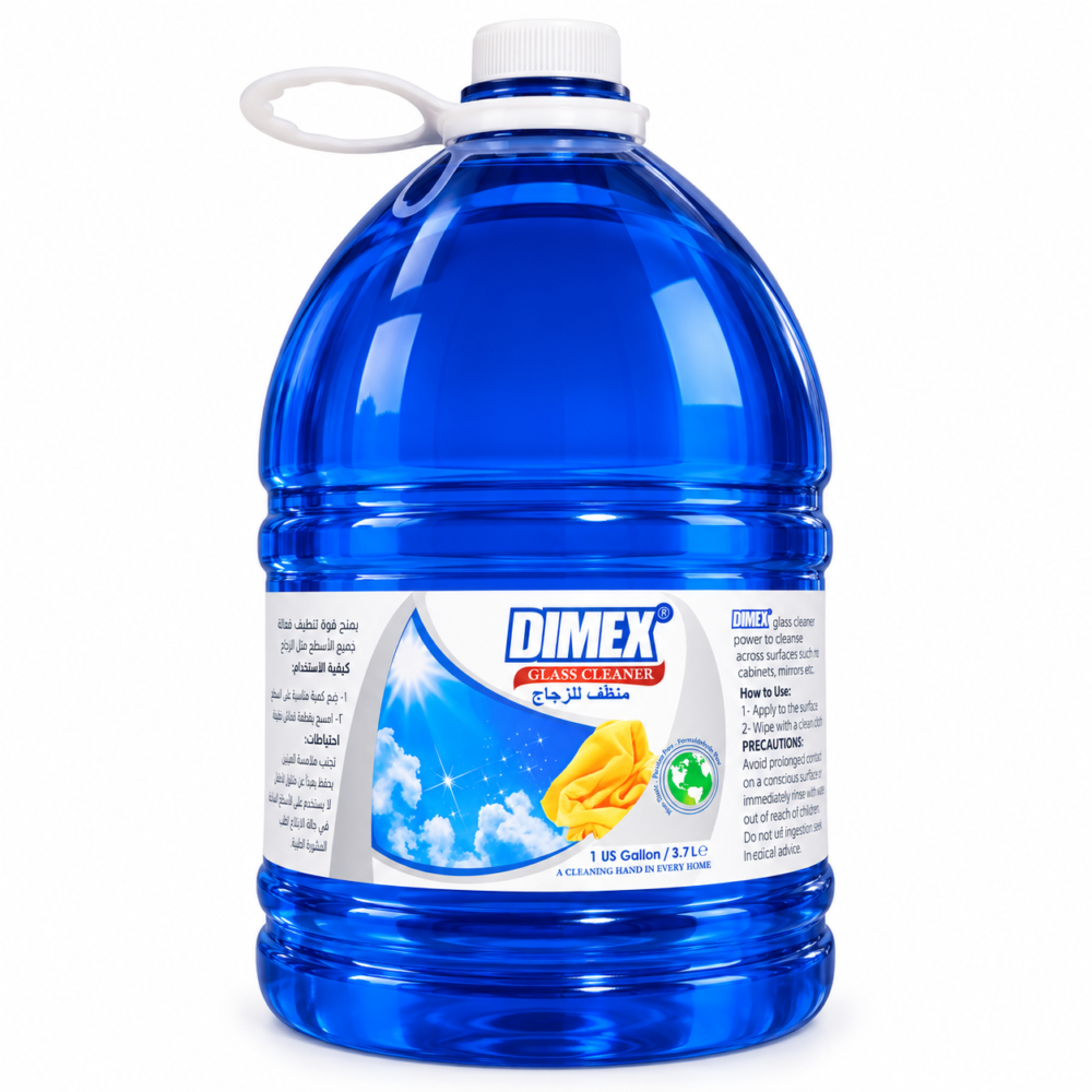 "DIMEX" Glass Cleaner 650ml / 3.7L - منظف الزجاج