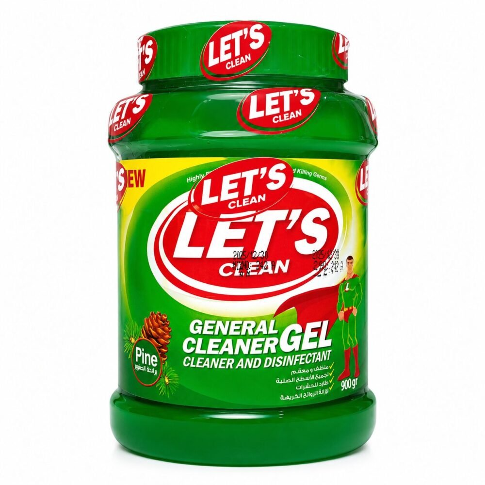 "LET'S clean" General Cleaner Gel 900 g - جل منظّف, معقّم, طارد للحشرات ومزيل الروائح الكريهة