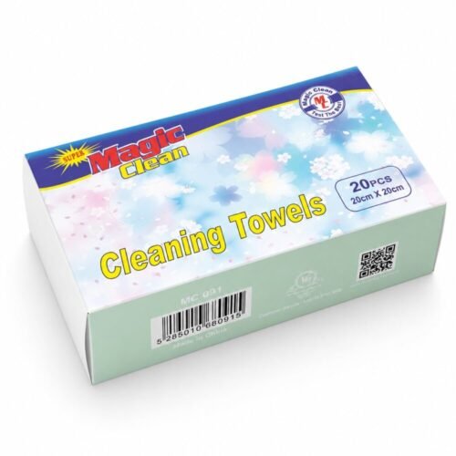 "Magic Clean" Cleaning Towels 20 pcs 20*20 cm - مناديل تنظيف مايكروفايبر