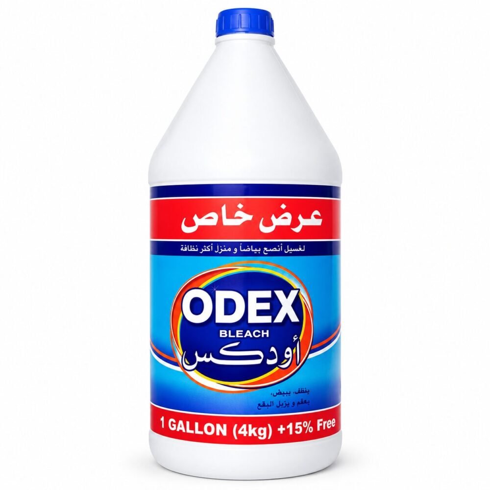 "Spartan ODEX" Bleach Cleaner and Disinfectant 1200ml / 4kg - أودكس كلور مبيّض ومعقّم
