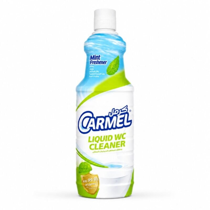 "CARMEL" Liquid WC Cleaner Mint Freshener 800 ml - كارمل منظّف ومطهّر الحمامات برائحة النعناع