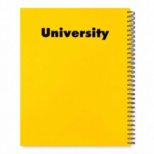 "University" Spiral Notebook 21.5*26.5cm /192 sheets /60g - دفتر سلك عربي