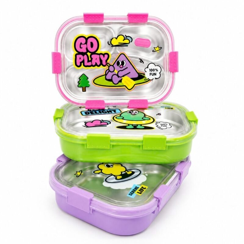 Kids Lunch Box - لانش بوكس ستانلس ستيل للأطفال