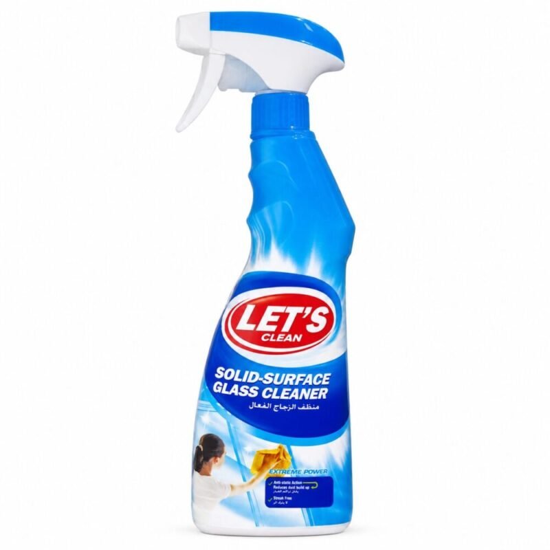 "LET'S clean" Solid-Surface Glass Cleaner 600 ml - منظف الزجاج الفعال