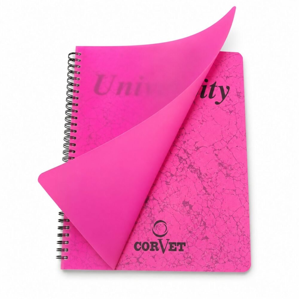 "CORVET University" Spiral Notebook 21*27cm /144 sheets /60g - دفتر سلك حساب